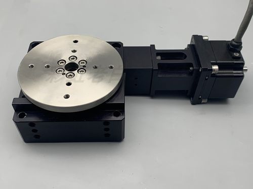 議價精密空r軸轉臺 美國parker制造 電動回轉平臺 57步進電機轉盤