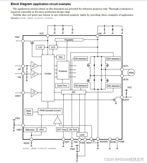 推動高效能 東芝tb67h301ftg全橋直流電機驅動ic